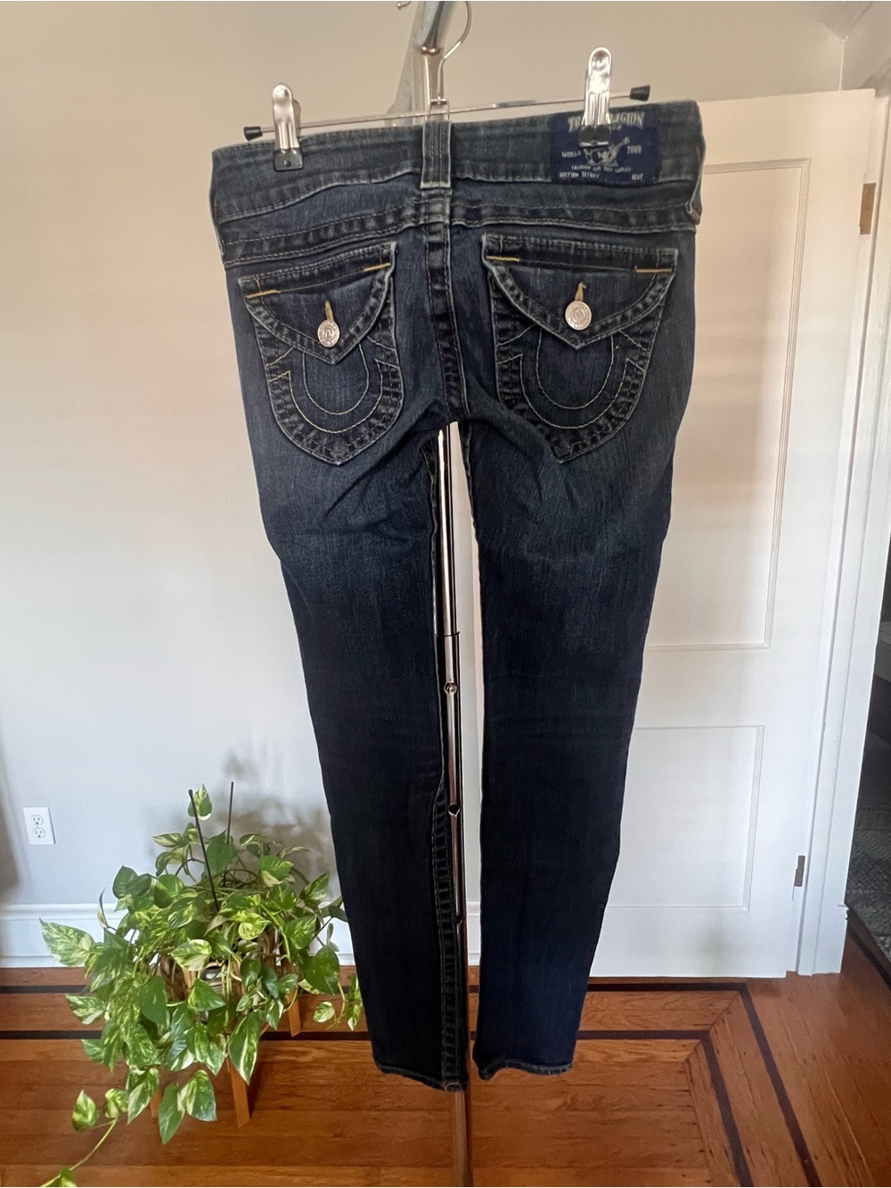 Vintage True Religion Stella Skinny Low Rise Jeans Size 23 Medium Blue - Picture 5 of 6